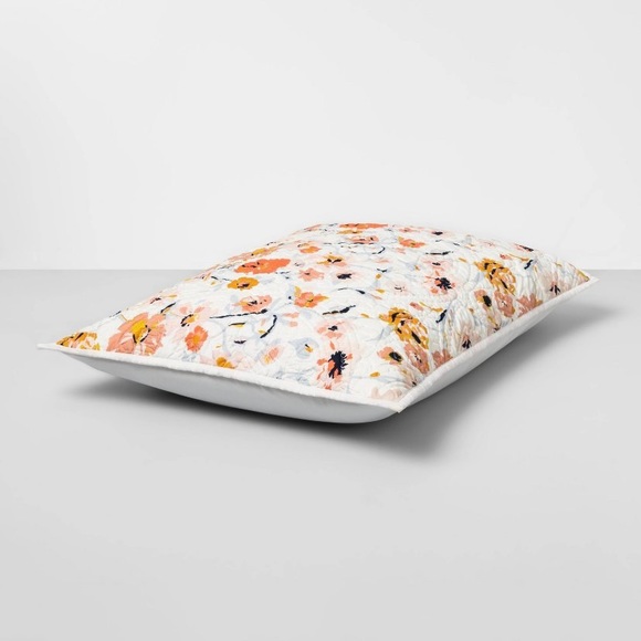 Opalhouse Standard FLORAL Medallion Pillow Sham - Picture 2 of 7